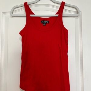 J. Crew Vibrant Scarlet Tank Top